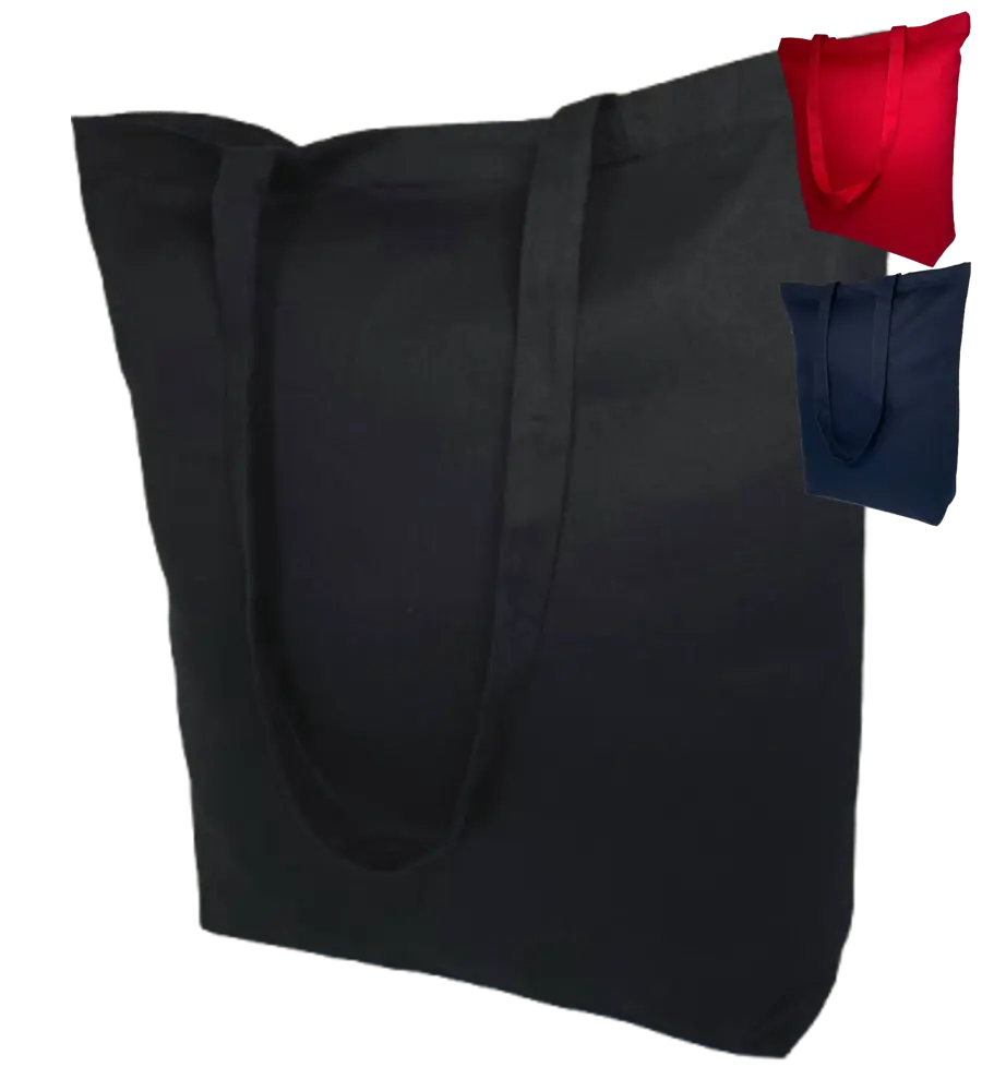 Qualited TB Farben – schwarze Tasche mit Farbvarianten Rot und Marineblau