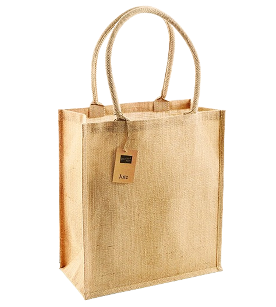 Jutebeutel Jute T5 Hohe – hohe Jutetasche 36x41x17 cm mit langen Baumwollhenkeln