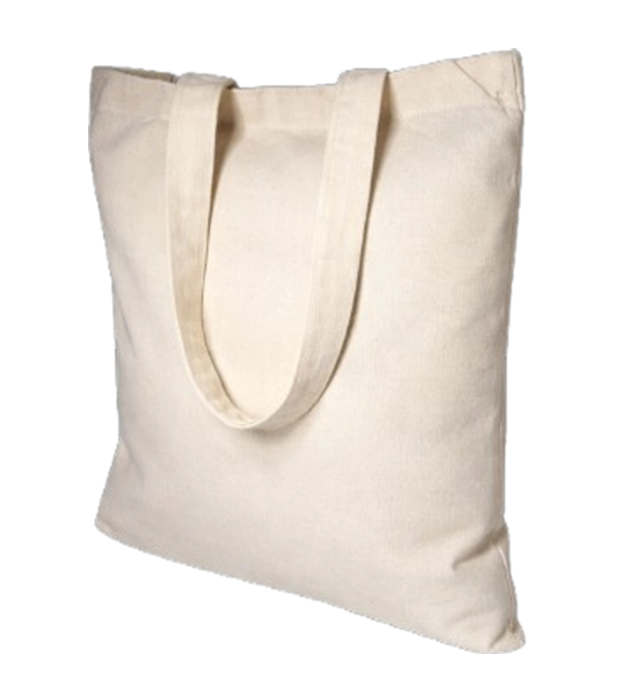 Baumwolltasche mit kurzen Griffen Standard TF Natur schräg